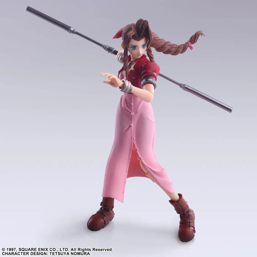 Final Fantasy VII Bring Arts Action Figure Aerith Gainsborough Digital Plus Edition 14 cm